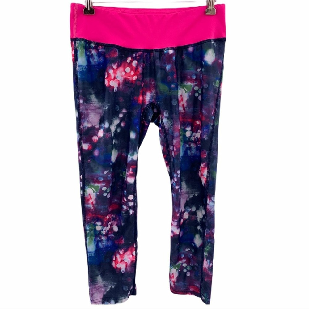 Prismsport abstract print Calf length legging size Large‎